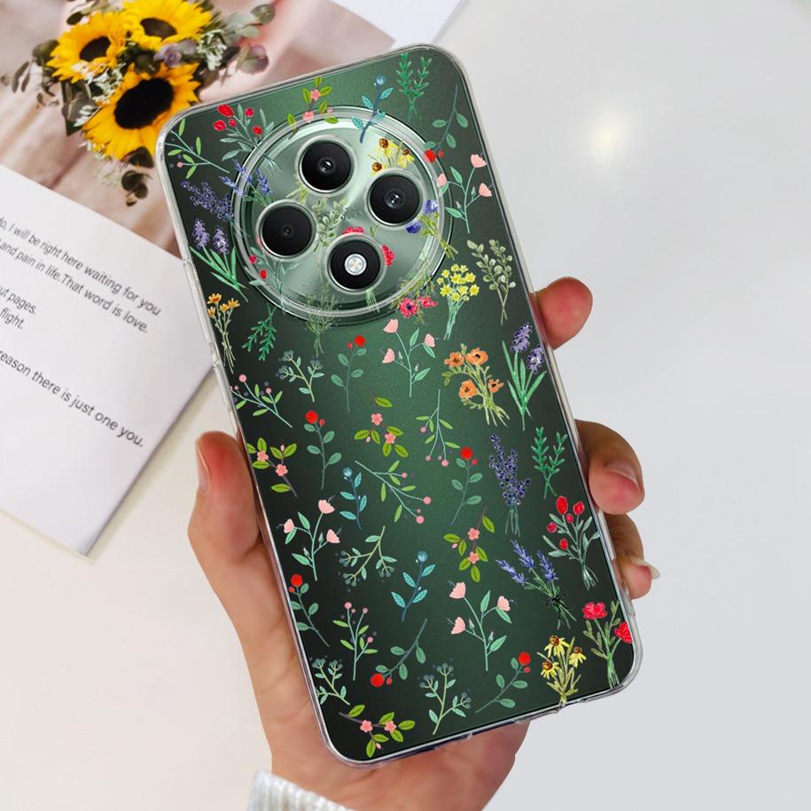 For Oppo Reno12 F Case CPH2637 Shockproof Cover Cute Cat Cartoon Soft Slim Clear Phone Cases For OPPO Reno 12F 4G CPH2687 Fundas