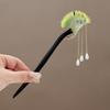 Tassel Sandalwood Hair Stick Wooden Hanfu Headwear Chinese Style Hairpin  Hairstyle Design Tool