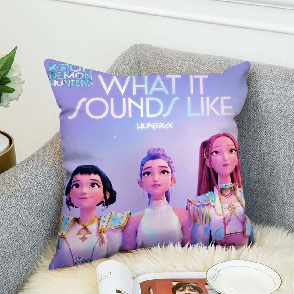 Kpop Demon Hunters Huntrix Pillowcase Things for the Room Body Pillow Cover Decorative Pillowcases Personalized Gifts Anime Home