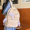 Schoolbag Small Fresh Sweet Backpack Bow Girl Casual Backpack College Style Large Capacity College Student Schoolbag