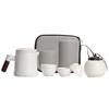 Coarse pottery travel tea set, simple mountain language business car express cup set, high-end souvenir