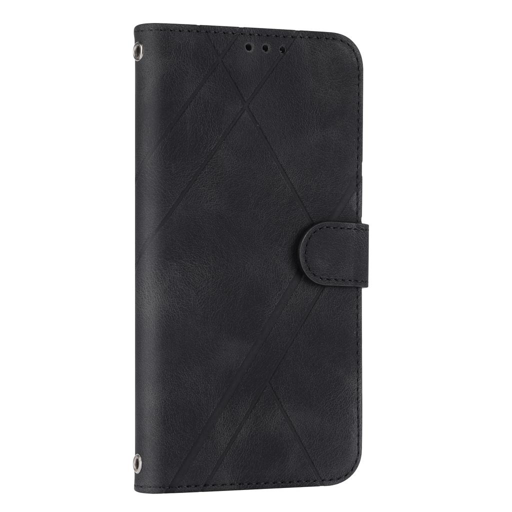 Suitable for Google 9Pro Mobile Phone Leather Case, Samsung S24 Matte Card Wallet Holder Diagonal Span Protective Case A55