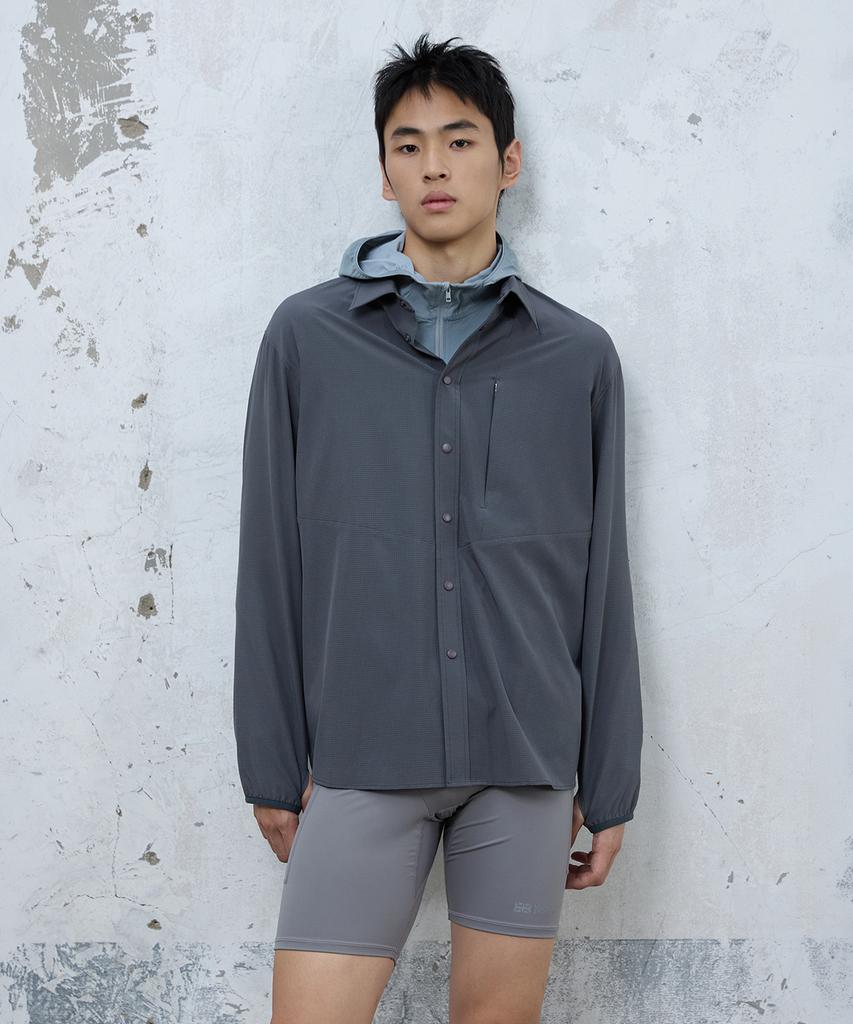 MICHIKO LONDON SPORTS Active Ventilation Shirt Charcoal