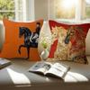 Horse Luxury Printed Pillow Gift Home Office Decoration Bedroom Sofa Car Cushion Cover Case 45X45