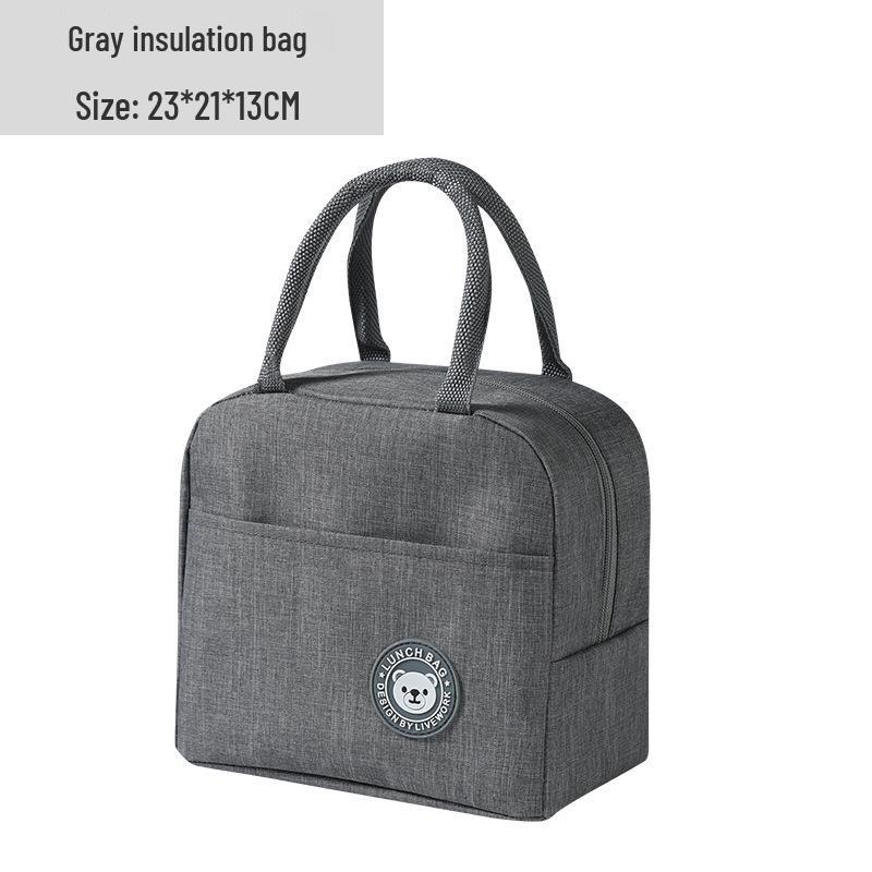 Insulated Bento Tote Lunch Bag - Waterproof, Oilproof, and Thickened for Students & Office Workers