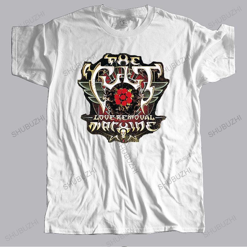 summer vintage t shirts cotton tops for men THE CULT BAND ROCK Rock Tshirt mens fashion teeshirt unisex tees top oversized S