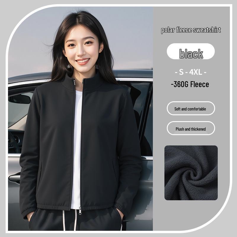 NIO Unisex Fleece Hoodie with Custom Logo - Thick Double-Lined for Autumn/Winter Large