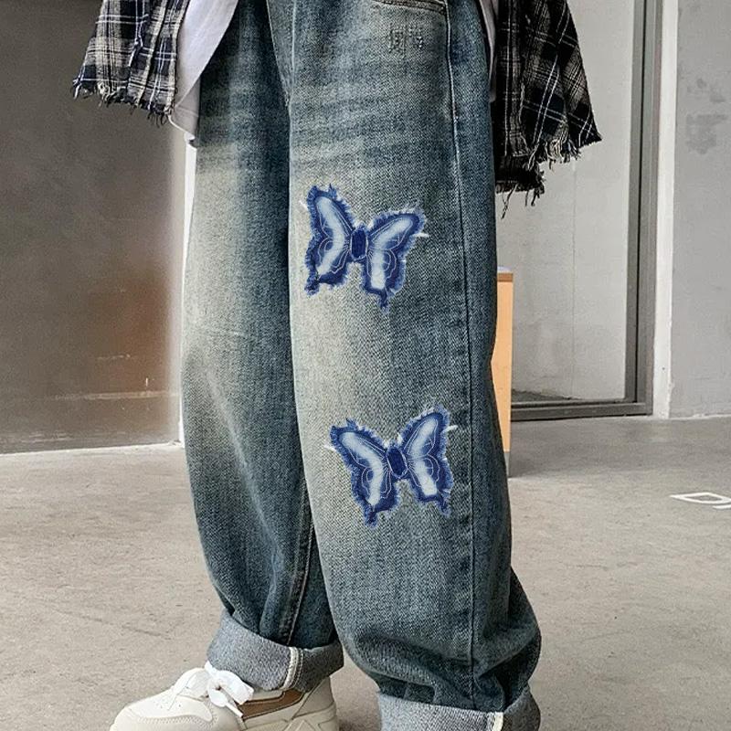 1PC Costurar para Roupas Patches de Jeans Patch de Bordado Grande Sapatos Esportivos Forma de Urso DIY Estrela de Cinco Pontas Gravata Borboleta