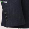 Shanshan Herren Slim Fit Gestreifter Business-Anzug
