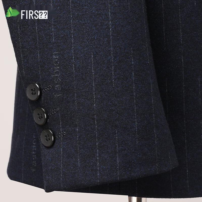 Shanshan Herren Slim Fit Gestreifter Business-Anzug