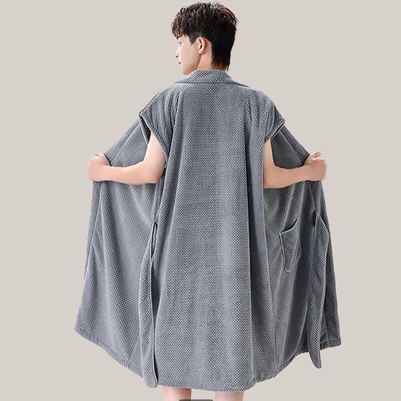Coral Fleece Bath Skirt Summer Wearable Bath Towel Women'S Thickened Soft Absorbent Quick Drying Home Pajamas Bath Bathrobe