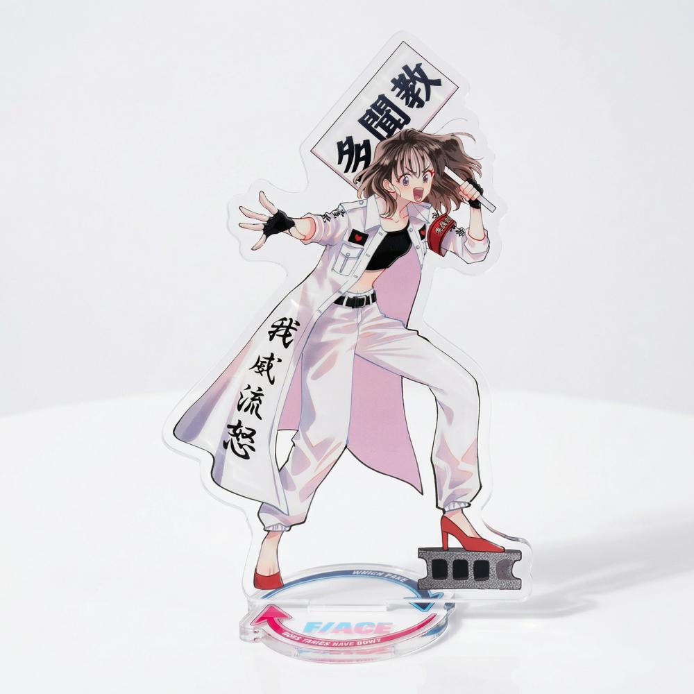 Anime Tamon's B-Side Acrylic Standee Keychain Pendant Car Keychain F/ACE Tamon Transparent Desk Decor Bag Charm Gift for Fans