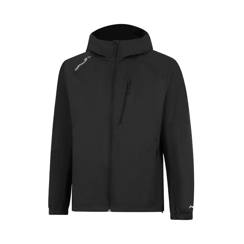 

Li-Ning Fashion Versatile Sports Jacket Windbreaker Men outerwear Black AFDWA23-4 S