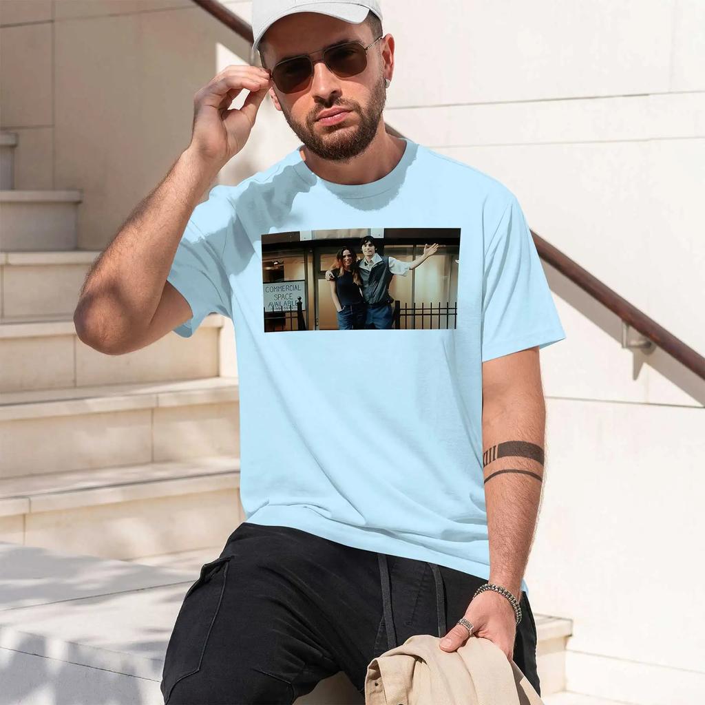 Requiem of Dreams 2026 fashion heavyweight hot selling retro printed pattern fun round neck T-shirt for daily comfort