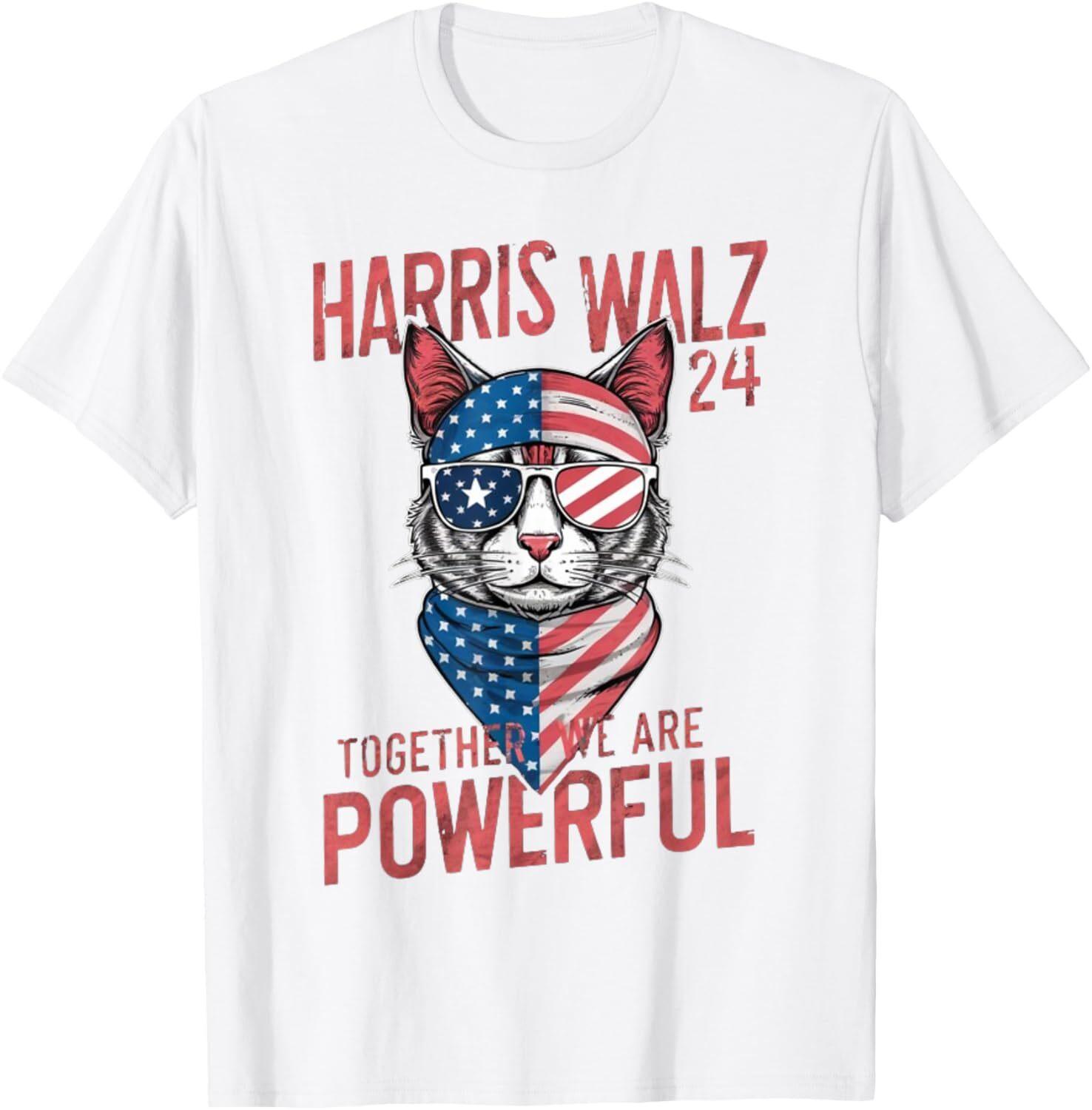 Harris Waltz 2026 Cat Shirt T-Shirt S