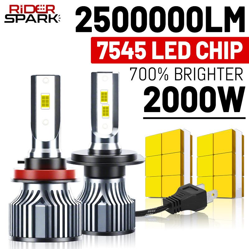 

H4 H7 LED Light Bulb 6000K White LED Fog Lights H1 H3 880 881 H11 H8 H9 9005 9006 HB3 HB4 9012 LED Headlight Bulb Auto Car Lamp 9006/HB4