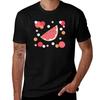 Pink Grapefruit Wedge Fizz TShirt Simple Graphic Design TShirt