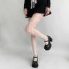 Women Sexy Lace Fishnet Stockings Lolita Hollow Out Solid Pantyhose Women's Irregular Exposed Skin Tights Slim Y2kBody Stockings