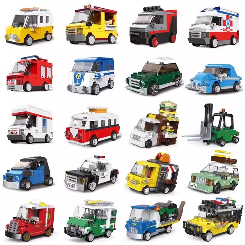 Premium-Quality Decool Compact Size High-Standard Pull Superior-Grade Back Car First-Class Building-Set First-Class Building-Bricks Top-Grade T1