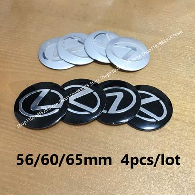 4 piezas 56/60/65 mm Tapas Centrales de Rueda de Coche Pegatinas de Cubo Para LS LC RZ RX IS350 ES300 GS350 CT200h GX460 LX570 RX500h NX300 UX260