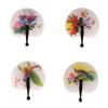 Summer Wedding Party Elegant Printed Favour Handmade Paper Folding Hand Fan Chinese Paper Fan Folding Fan Chinese Style