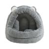 Doghouse Four Seasons Pet Nest Autumn and Winter New Teddy Fleece Semi-closed Bear Slippers Pet Cat Nest