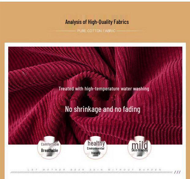 2026 Spring/Autumn Corduroy Vest for Middle-aged/Elderly Women: Fashionable Short Jacket