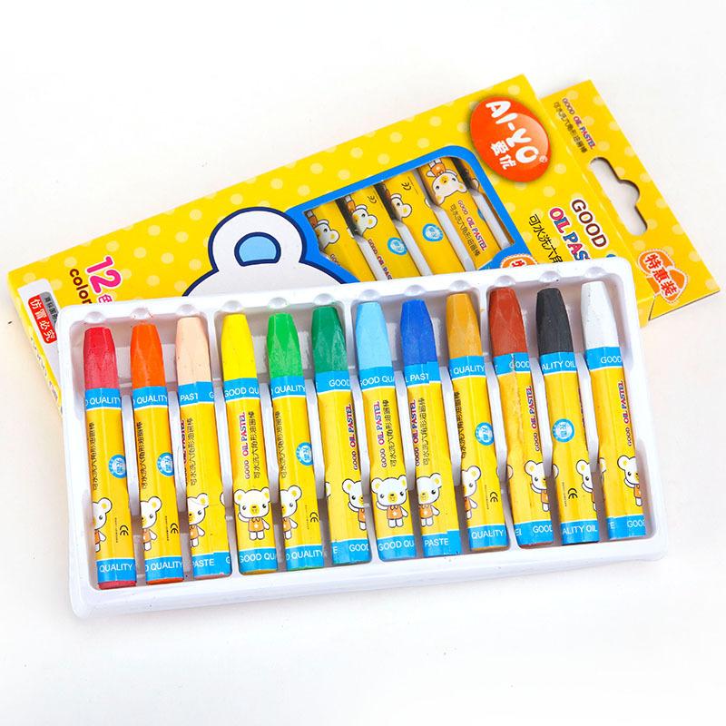 Max Crayon Painting Oil Pastel 12/18/24/36 Colors Graffiti Soft Pastel Drawing Pen For Artist School Stationery Supplies Crayon