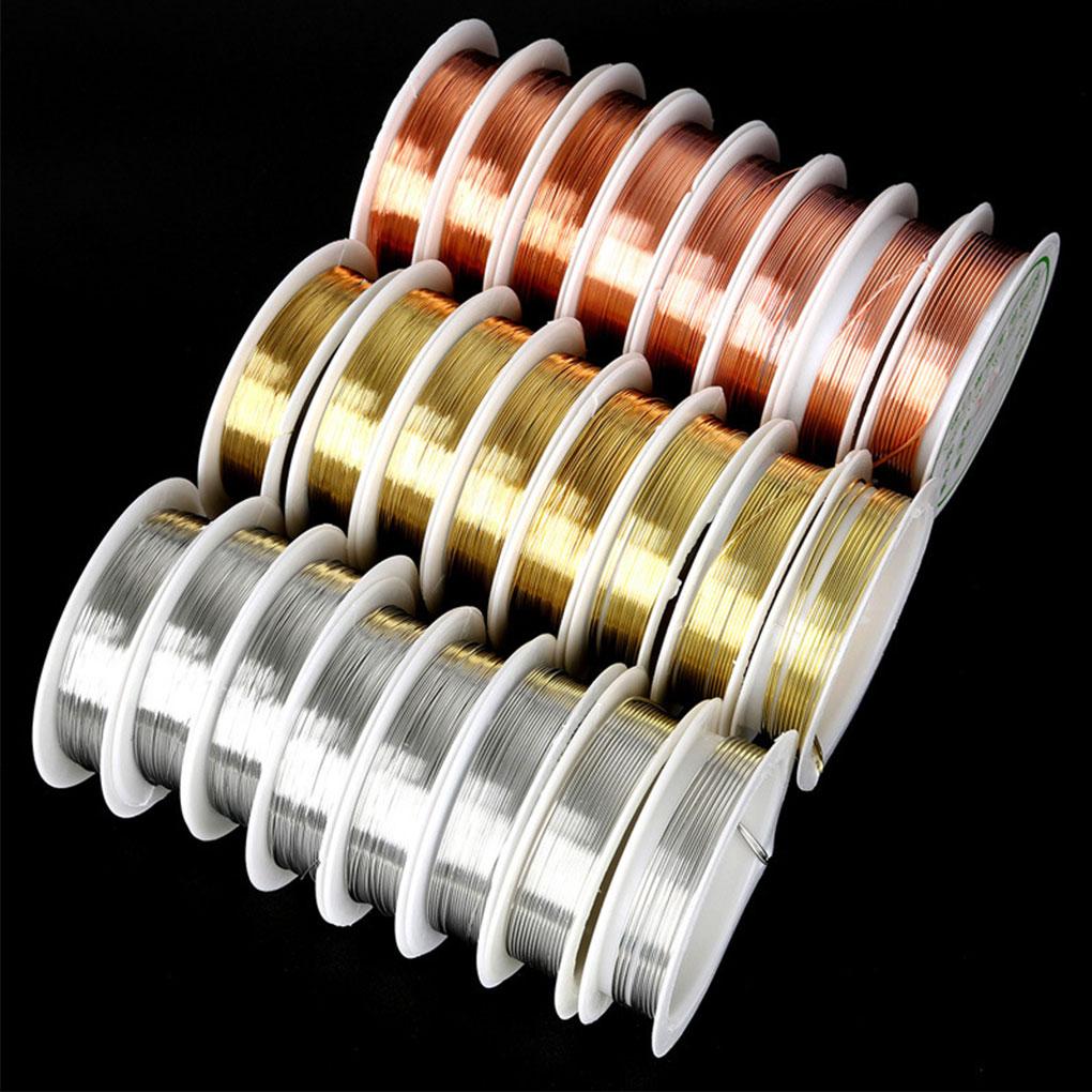 Beads Self-Assembly Craft Making 1mm Wire Colorful Jewelry Findings 1.5m Length Rope Cord String Bracelet Necklace