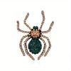 Vintage Lyx Överdriven Personlighet Spindel Brosch Strass Insekt Brosch Pin Kläder Tillbehör