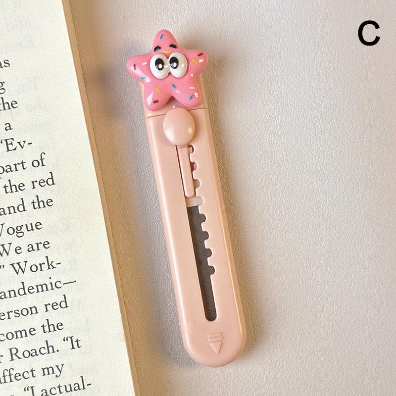 Милый мультяшный нож-канцелярия Милый мультяшный нож Портативный нож для резки бумаги Справочник