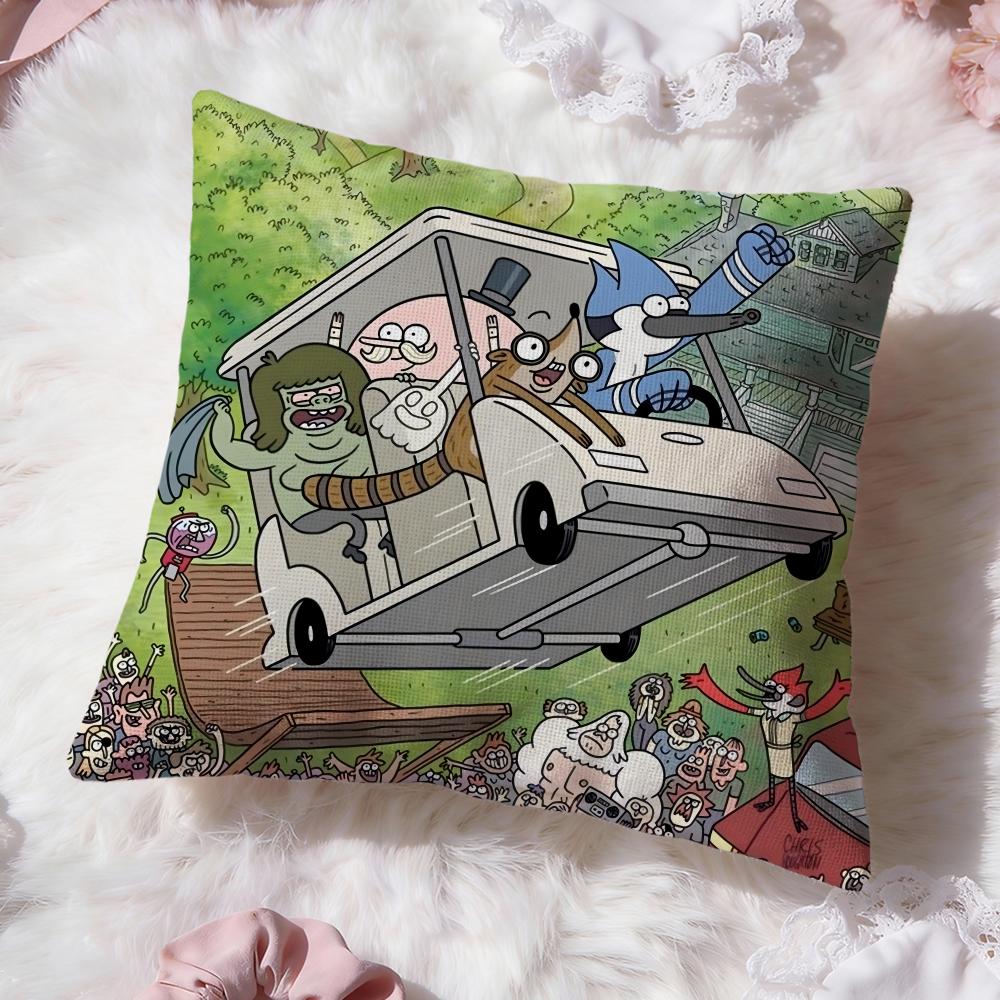 R-Regular S-Show Cushion Cover Premium Comfort Reversible Pillow Cove -Two in One Design for Any Room & Car Interior