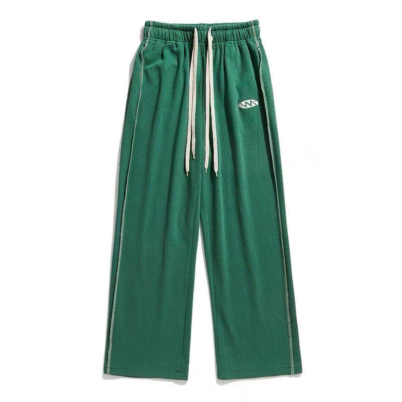 Herren Trendige Bodenlange Weitbein-Sweathose - Gerades Bein, Lockere Passform, Lässiger Fall für Frühling & Herbst