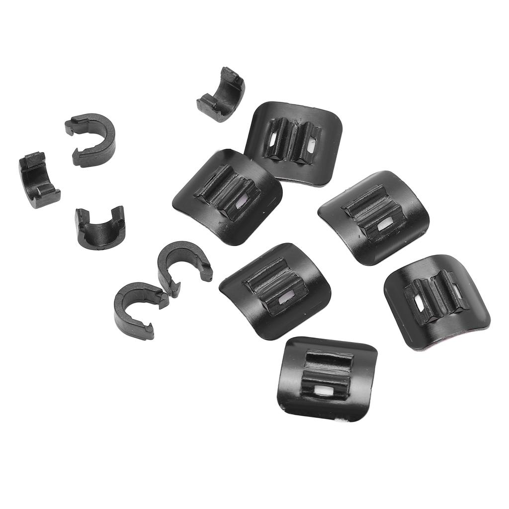 Stick On Cable Guides C Clips with Adhesive Seat for Bike Brake Derailleur Shift Cables