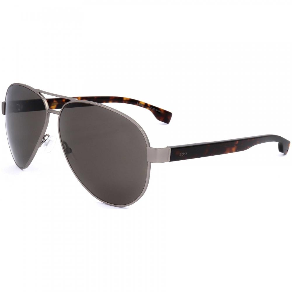 Hugo Boss Men S 63 Mm Brown SunglaSSeS Matte Ruthenium