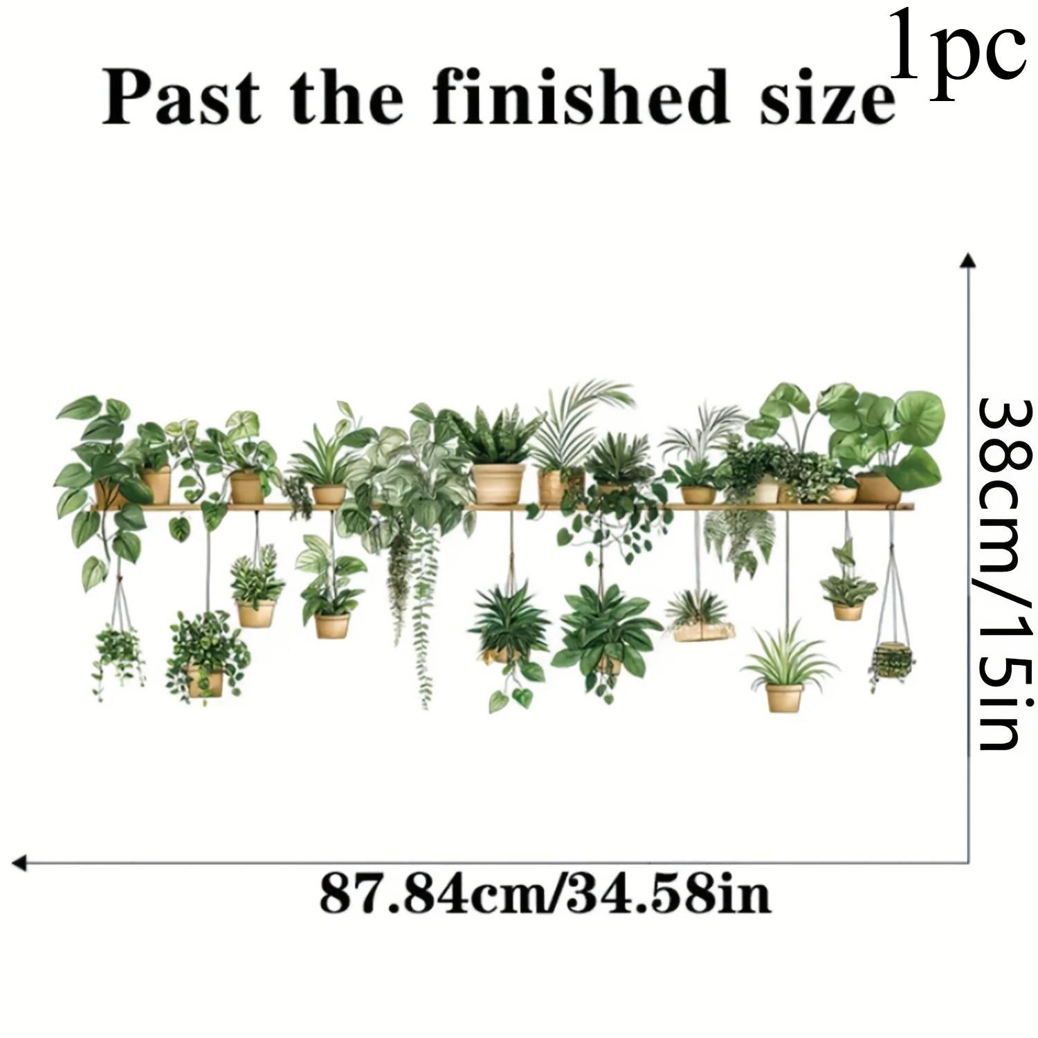 

Multiple Flower Shelf Potted Furniture Wall Stickers Home Decor Accessories Living Room Bedroom Decoration Kids Room Wall Decals