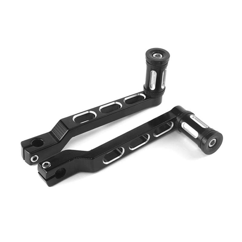 L10A Motorcycle Gear Shift Lever Footpegs Heel Toe Pedals Gear Lever Shifter For  Touring Road Glide King Softail