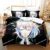 3D Print Anime Houseki No Kuni Printed Bed Set Duvet Cover Pillowcase Bedding Set Linen Sheet Quilt Cover Full Queen King Size