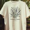 Provence Lavender Festival Graphic Tee: French Botanical Art Shirt