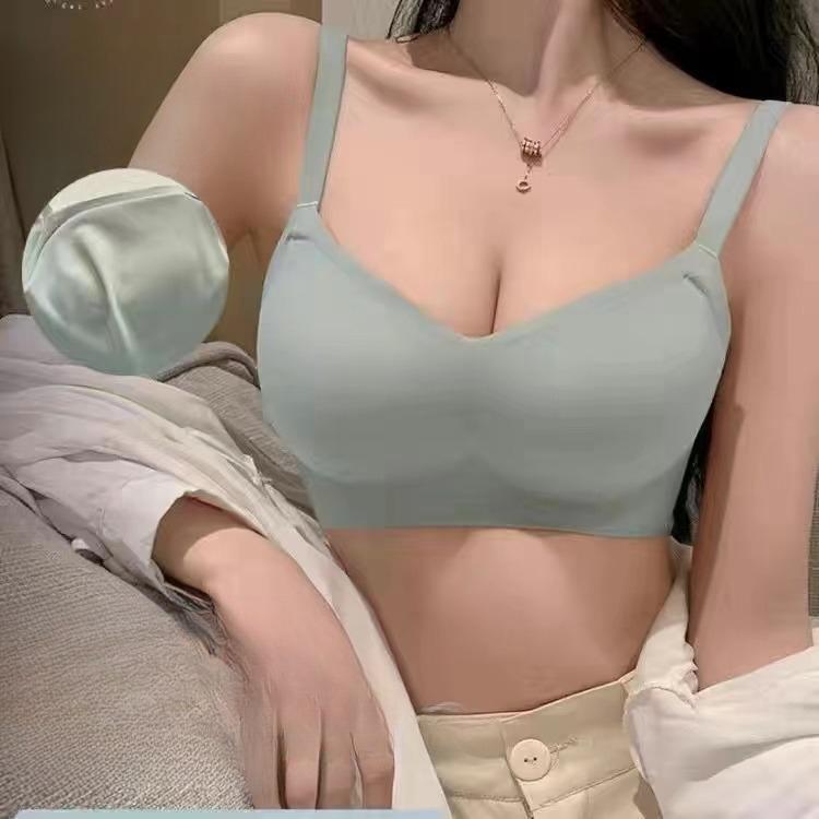 

Утолщенный Паровой Булочка Фиксированная Чашка Интегрированное Внешнее Расширение Нижнее Белье Женское Плоская Грудь Маленькая Грудь Сборка Большой Бюстгальтер Бюстгальтеры XL зелёный