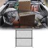 Foldable Cargo Net For Pickup Truck Bed,4' X 4' Ultra Strong Stretch To 8'X8' Truck Bed Organizer Includes 6 Pcs Carabiner Clips,Dual Use Cargo Net