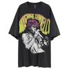Unisex-Shirt Baumwolle Oversize Große Größe Machine Gun Kelly Tickets To My Downfall T-Shirt