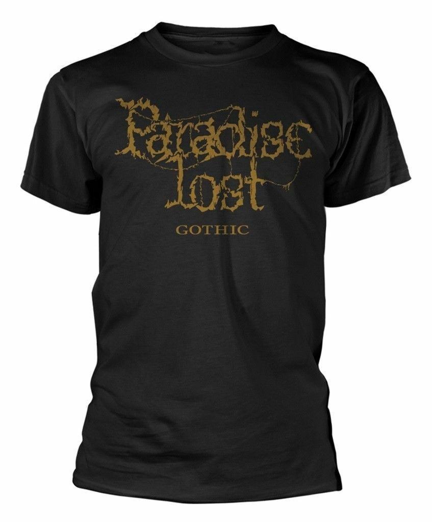 T-shirt Nera Unisex Ufficiale Paradise Lost Gothic Paradise Lost Classic Tee