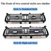 Full Chrome Front Center Air Outlet Vent Dash Panel Grille Cover For BMW 7 Series F01 F02 730 735 740 64229112151 64229115859