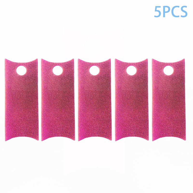 

5 шт. сверкающих именных табличек, акриловая крышка для стакана, именная табличка для стакана на 40 унций, персонализированная бирка для чашки, аксессуар for 40oz A розовый