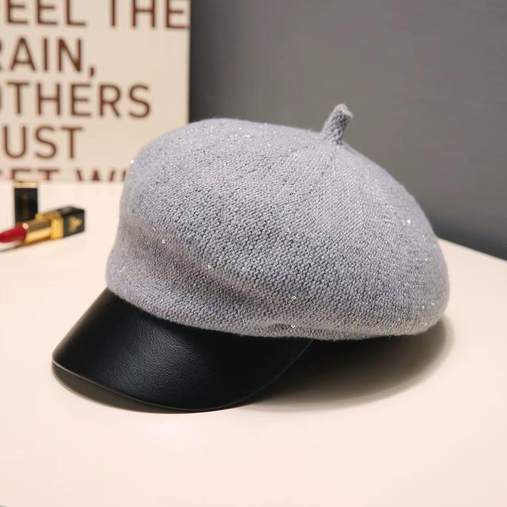Modern Luxury Octagonal Newsboy Cap - Stylish High-End Accessory