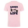 Gamer Life T Shirt Funny Video Game Player Gaming Lifestyle Computer Console Cotton Tshirts Tee Da366