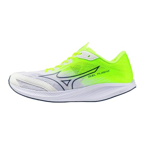 

Беговые кроссовки Mizuno Duel Flash 2, Белый/Темно-синий/Желтый, Размер 26,5 см, 2E