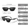 1Pc/3Pcs Cat Eye Fishing Sunglasses Women Fashion Designer Cut Small Frames Shades Retro Men Party Ladies Goggles Uv400