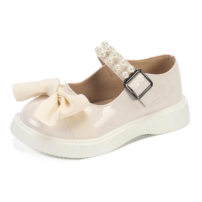 Kinder Mädchen Lederschuhe Prinzessin Retro Ballerinas Kinder Kleid Studentenshow Tanz Kleinkind Schleife Schuhe Kleinkind Freizeit Mary Janes